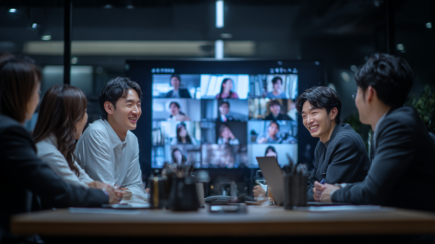 커뮤니티 > 세미나/웨비나 > 메인 이미지(회의 중 이미지)