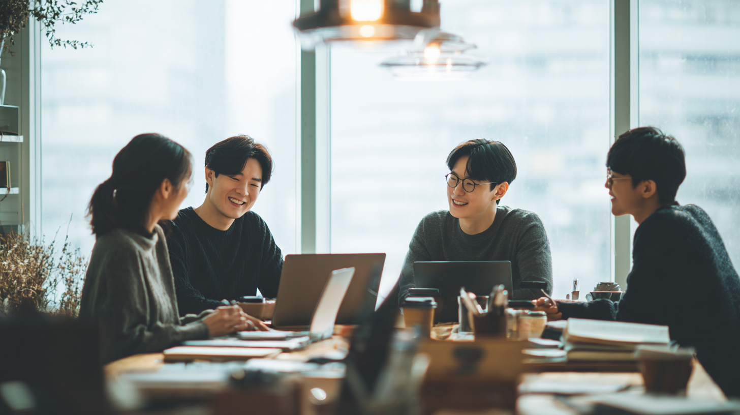 커뮤니티 > 학습모임 > 메인 이미지(회의 중 이미지)